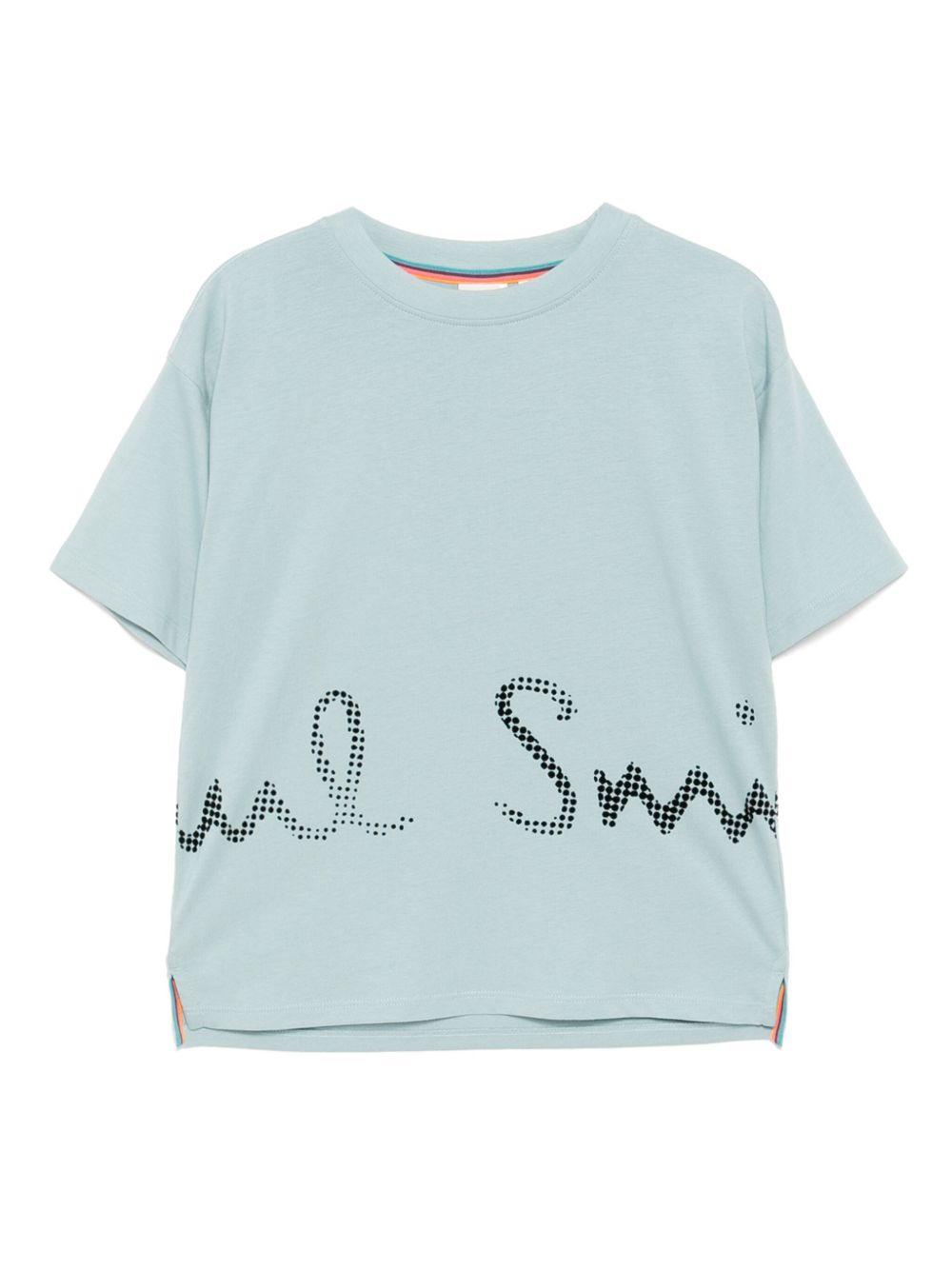 Logo-print T-shirt - Blue