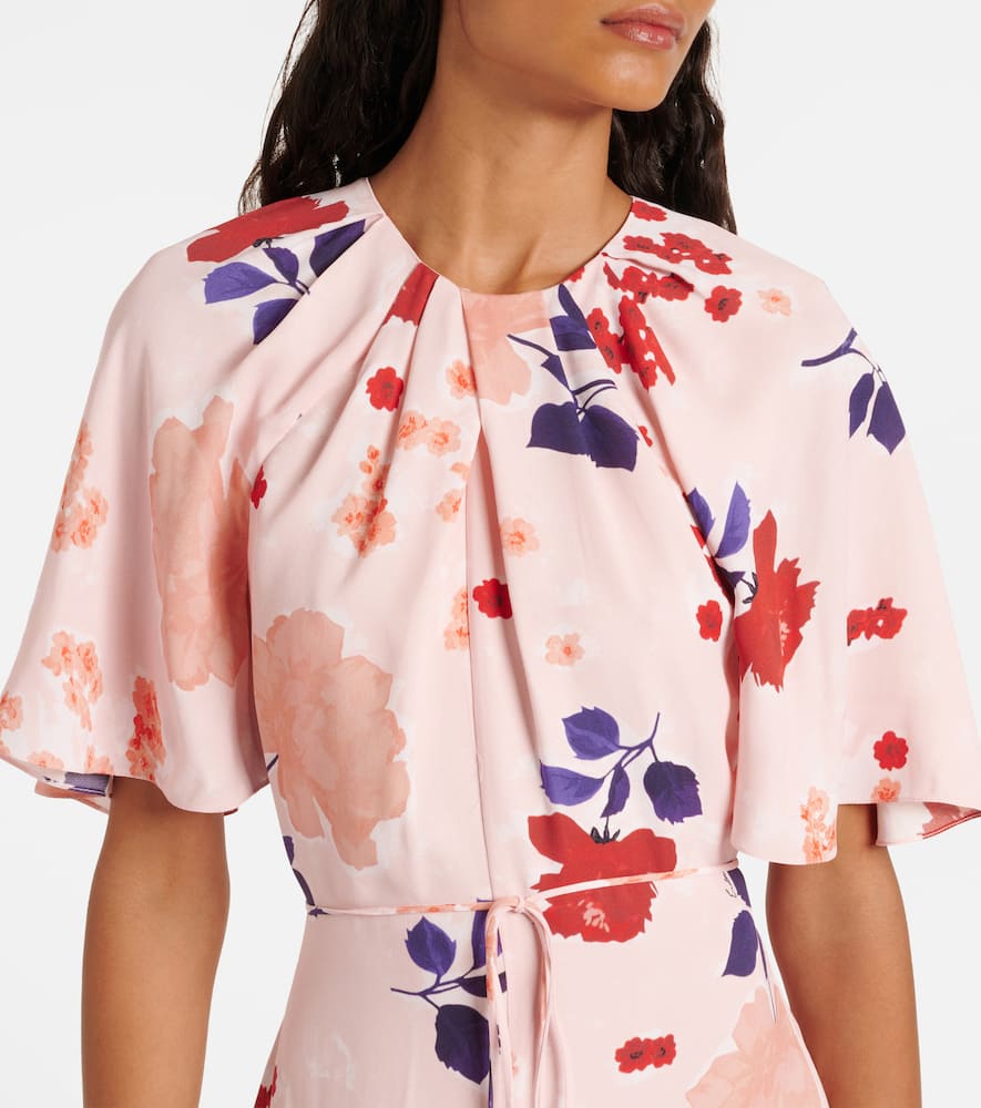 Floral shirt dress