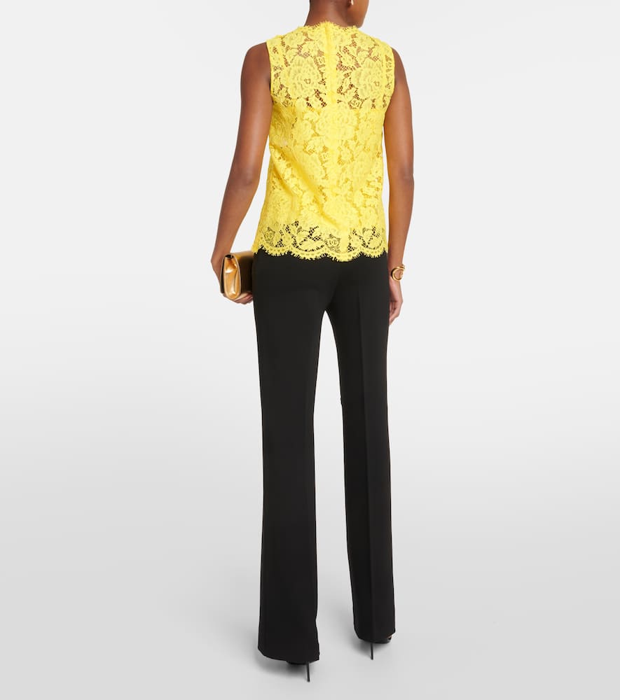 Floral lace top