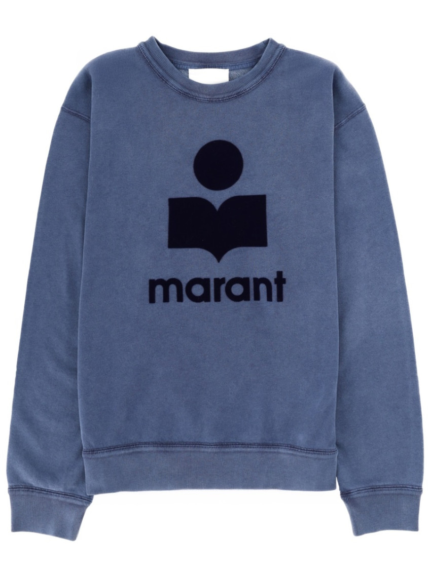 Isabel Marant - mikoy logo crew neck knit sweatshirt