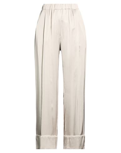 Woman Pants Light grey Size 4 Viscose