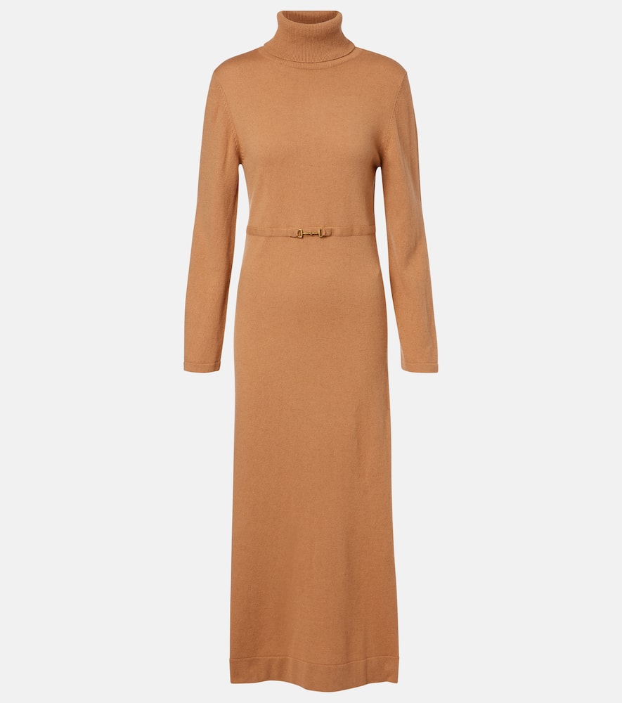 Elliette wool and cashmere midi dress