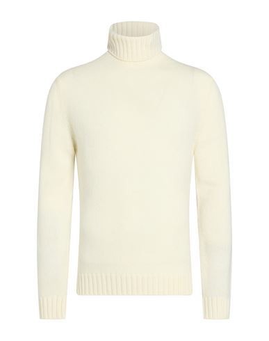 Man Sweater White Size S Wool