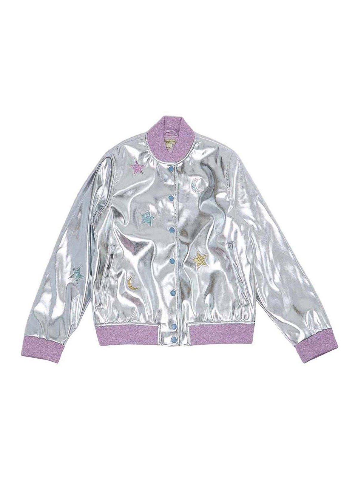 Star Embroidery Bomber Jacket