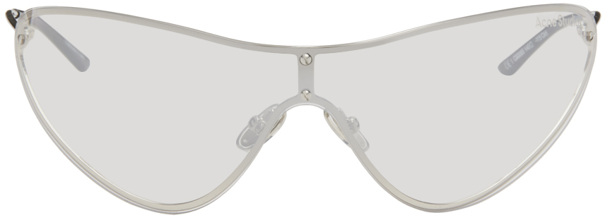 Acne Studios Silver Metal Frame Sunglasses