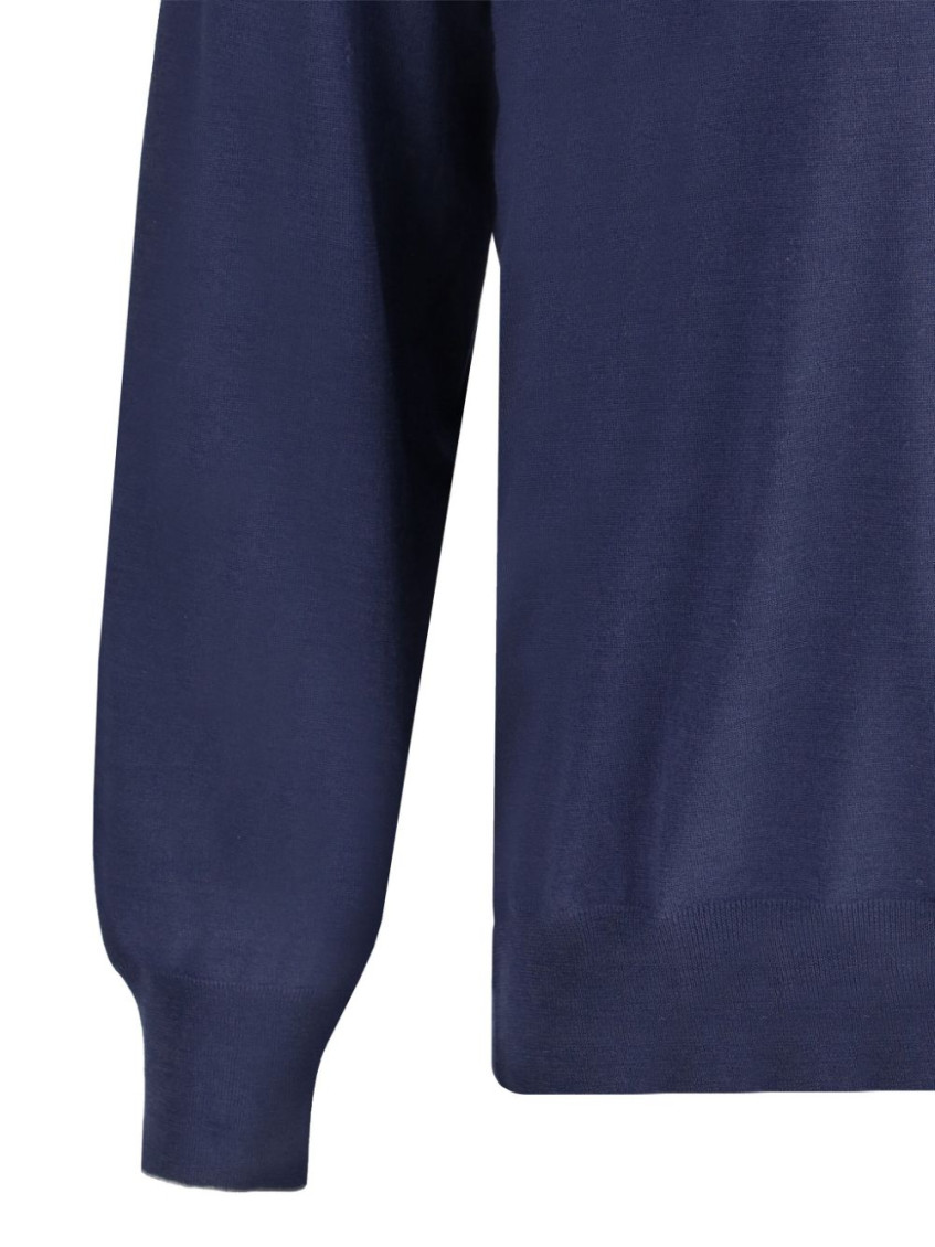 Crew-neck sweater - Blue