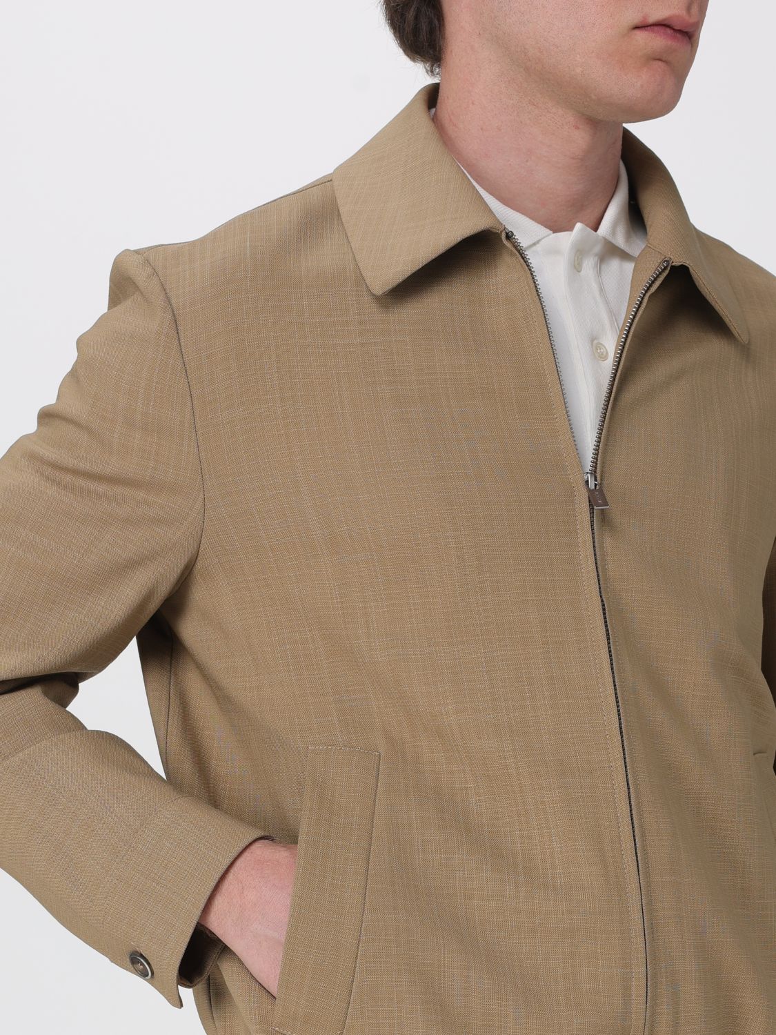Jacket Men color Beige