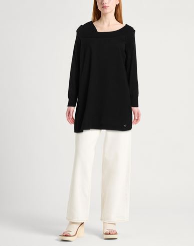 Love To Love Woman Sweater Black Size S Wool, Acrylic