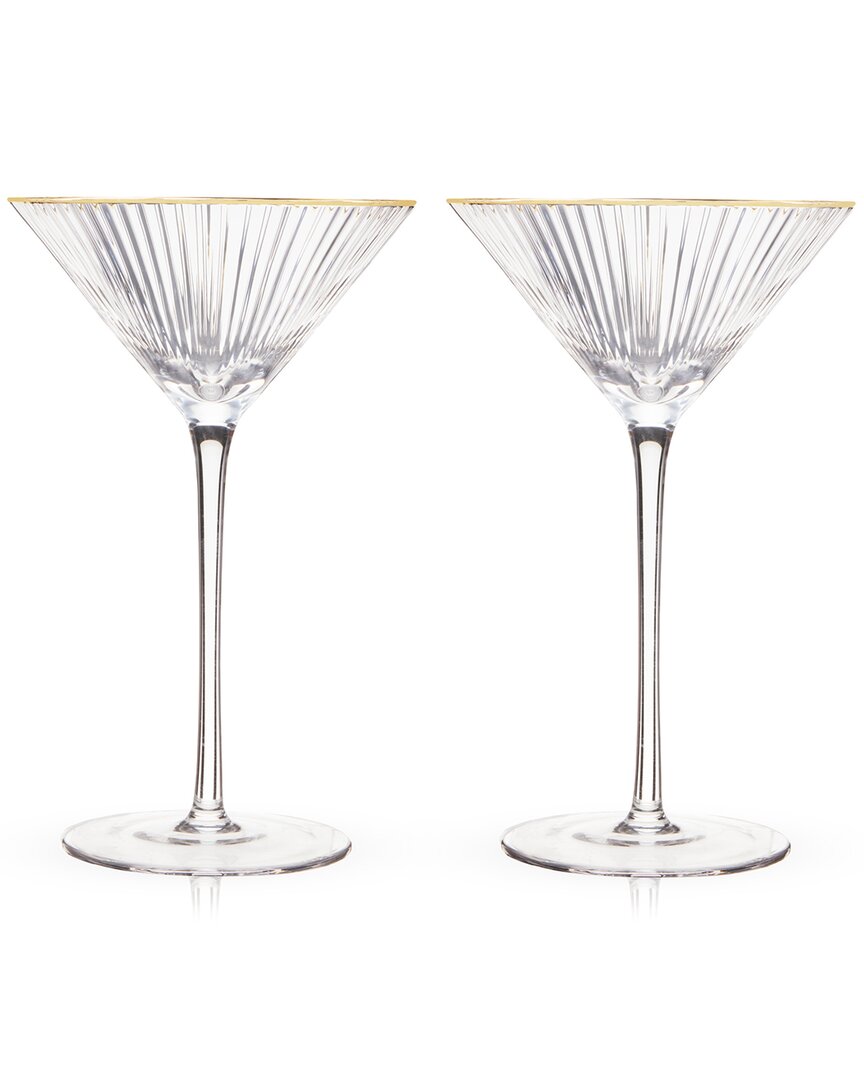 Set of 2 Meridian Martini Glasses