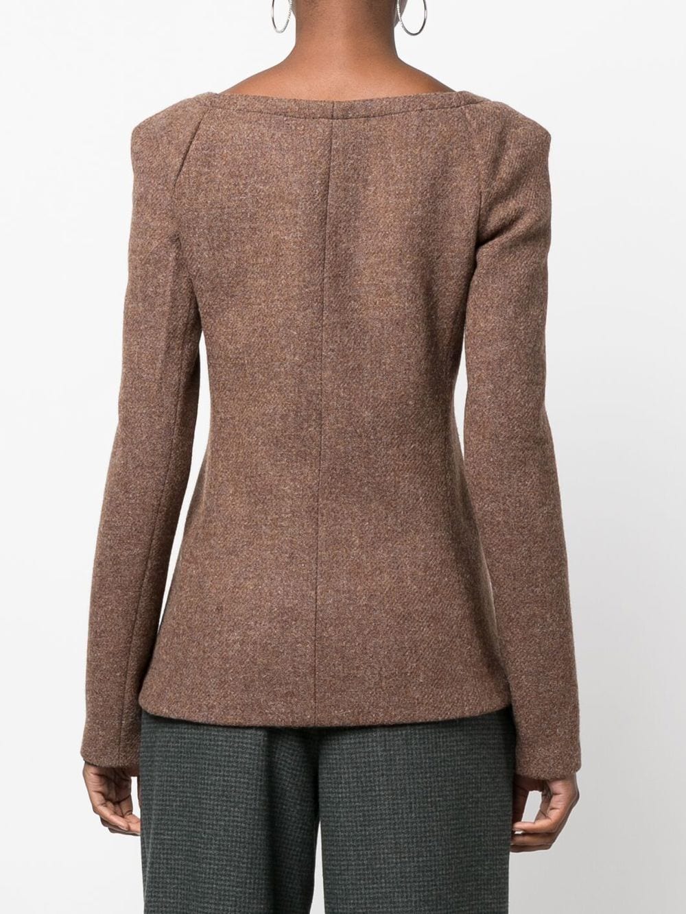 Veste à ajustement avant de Véronique Leroy