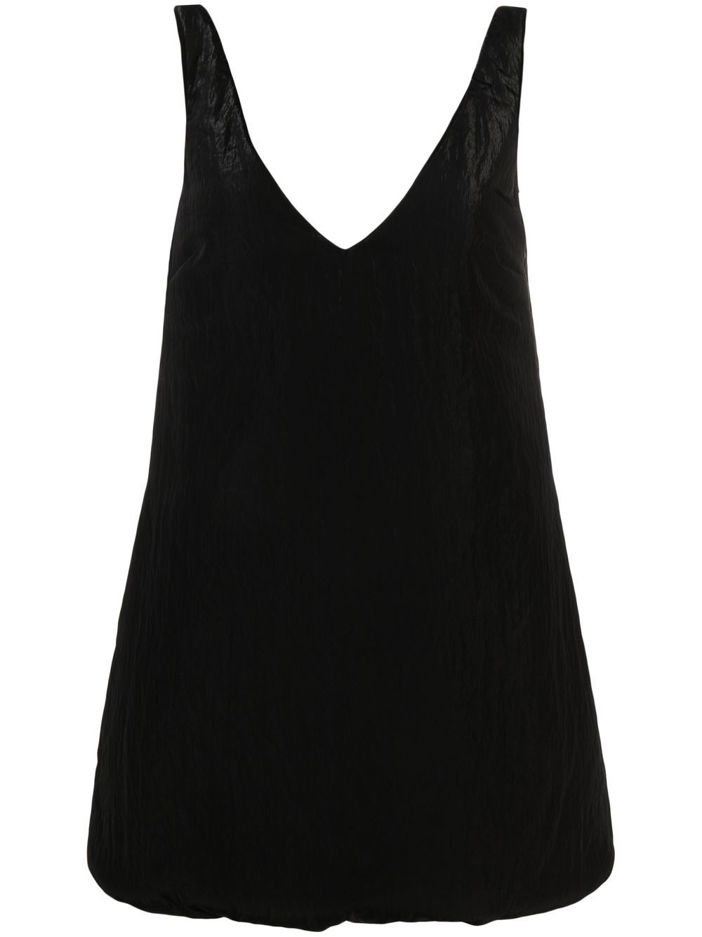 V-neck sleeveless dress - Black