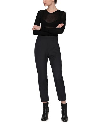 Woman Pants Black Size 6 Virgin Wool, Polyamide, Elastane