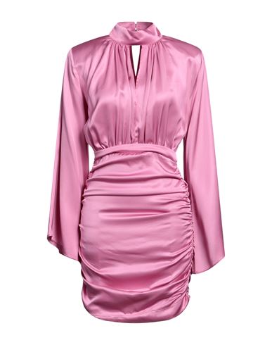 Mvp Wardrobe Woman Mini dress Pink Size 4 Viscose, Polyester