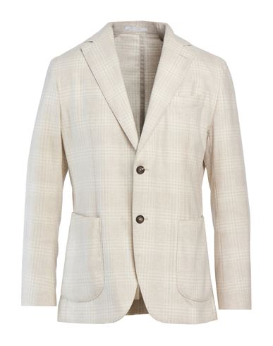 Platinum Man Blazer Beige Size 42 Wool, Silk, Cashmere