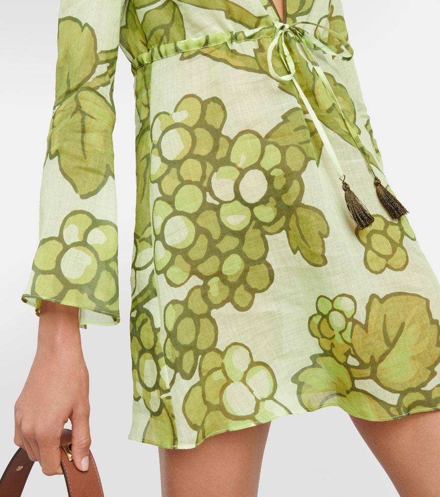 Printed ramie tunic