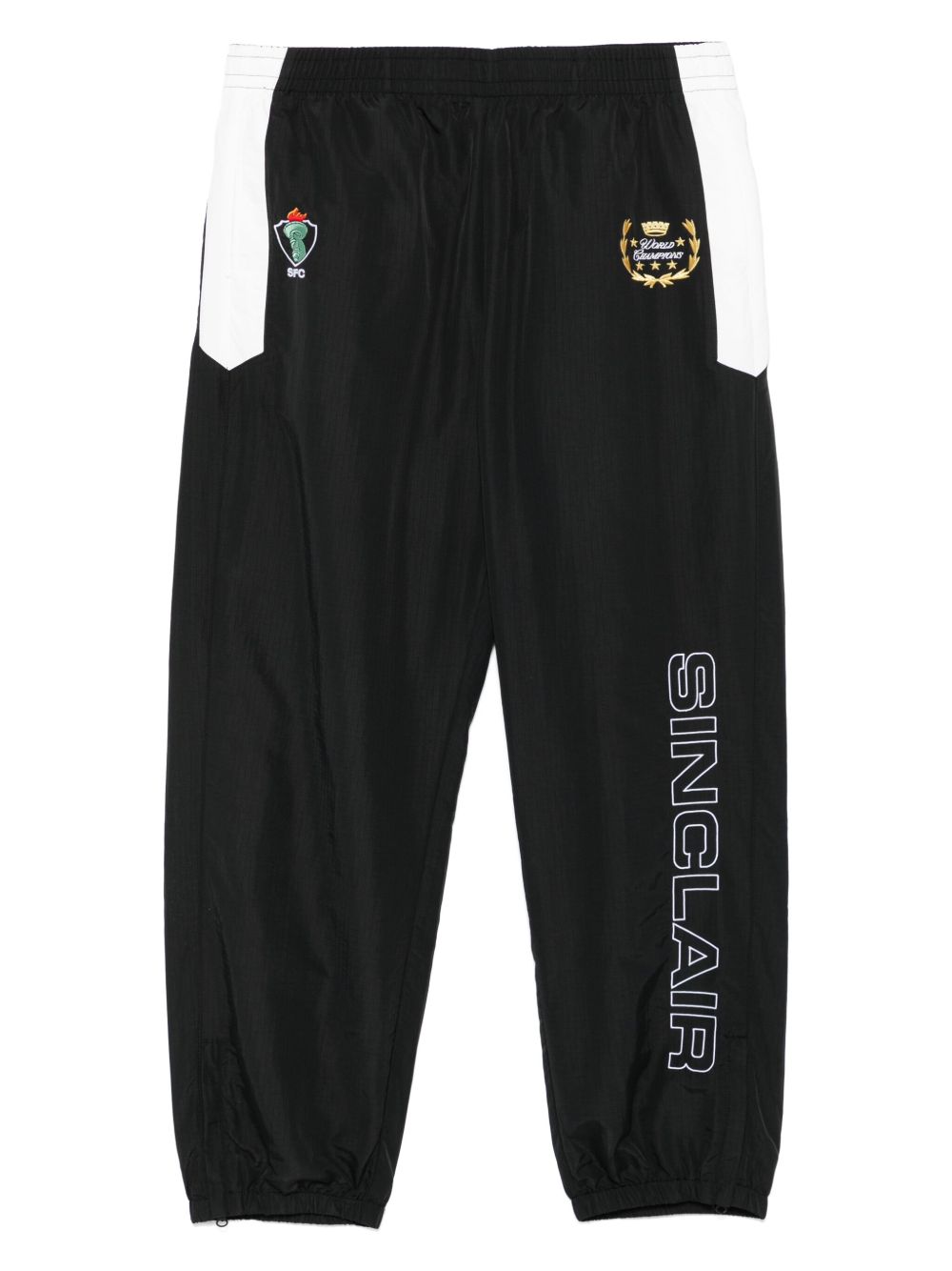 Sinclair logo-embroidered track pants - Black