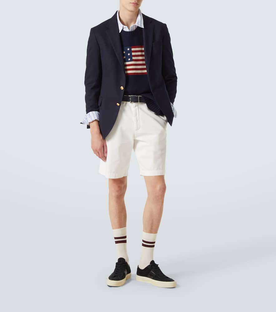 Wool and cotton sweater vest