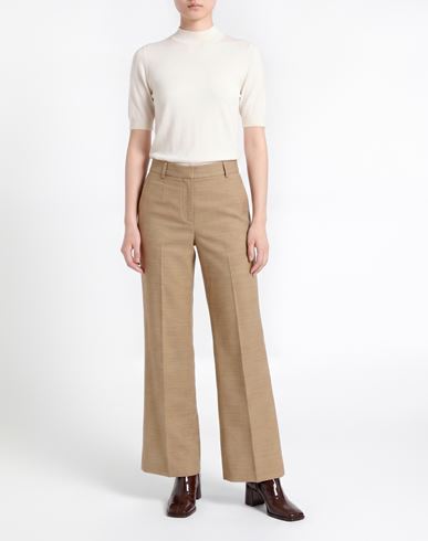 Woman Pants Sand Size 10 Wool