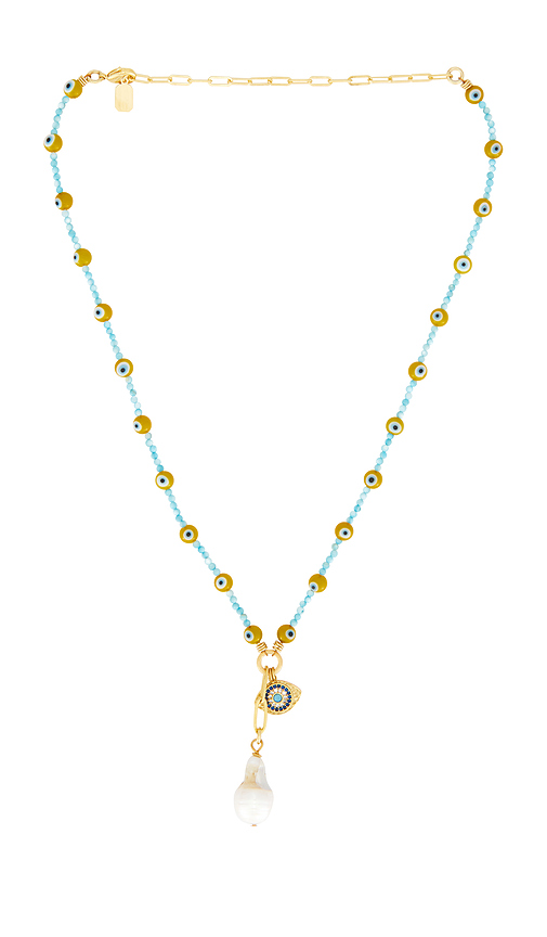 Elizabeth cole collar colgante bonnie en color azul a