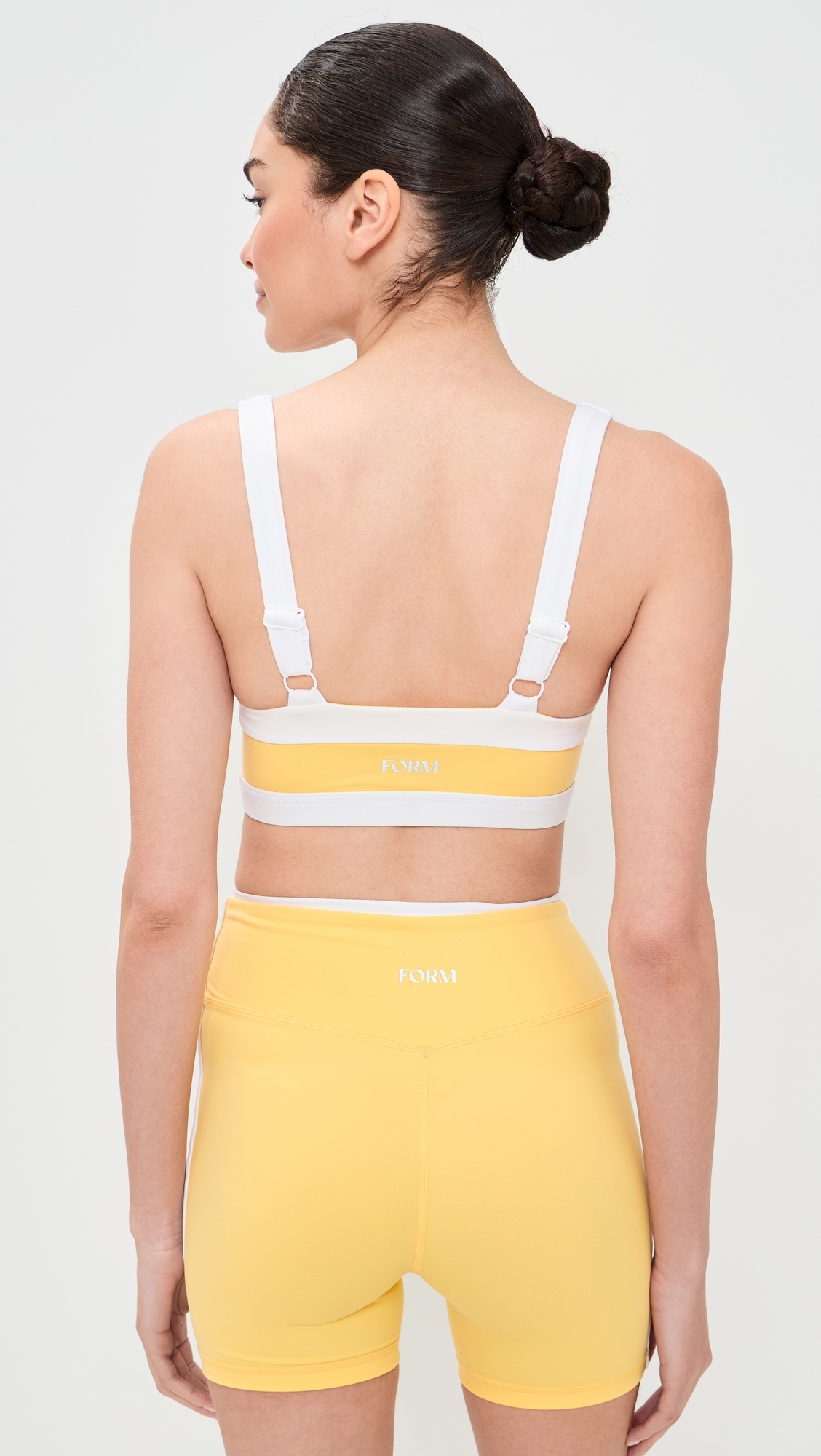 Straight Neck Bra Daisy w/ White Contrast
