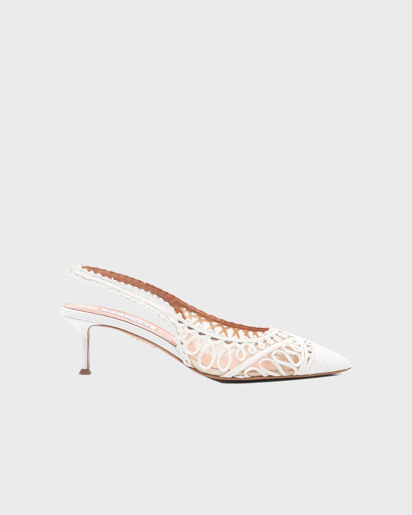 AQUAZZURA Slingback Kahlo White EUR