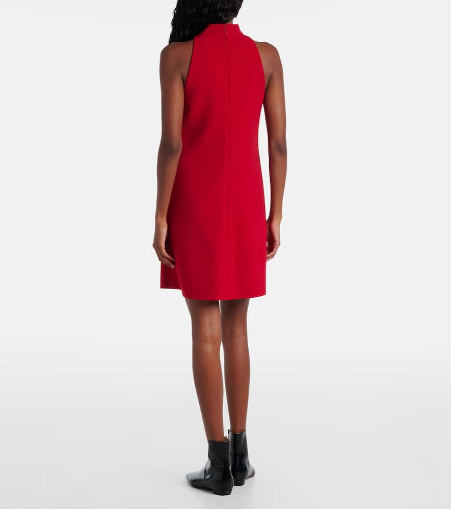 Courrèges Heritage halterneck crêpe minidress