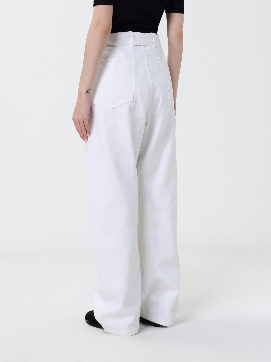 Jeans Woman color White