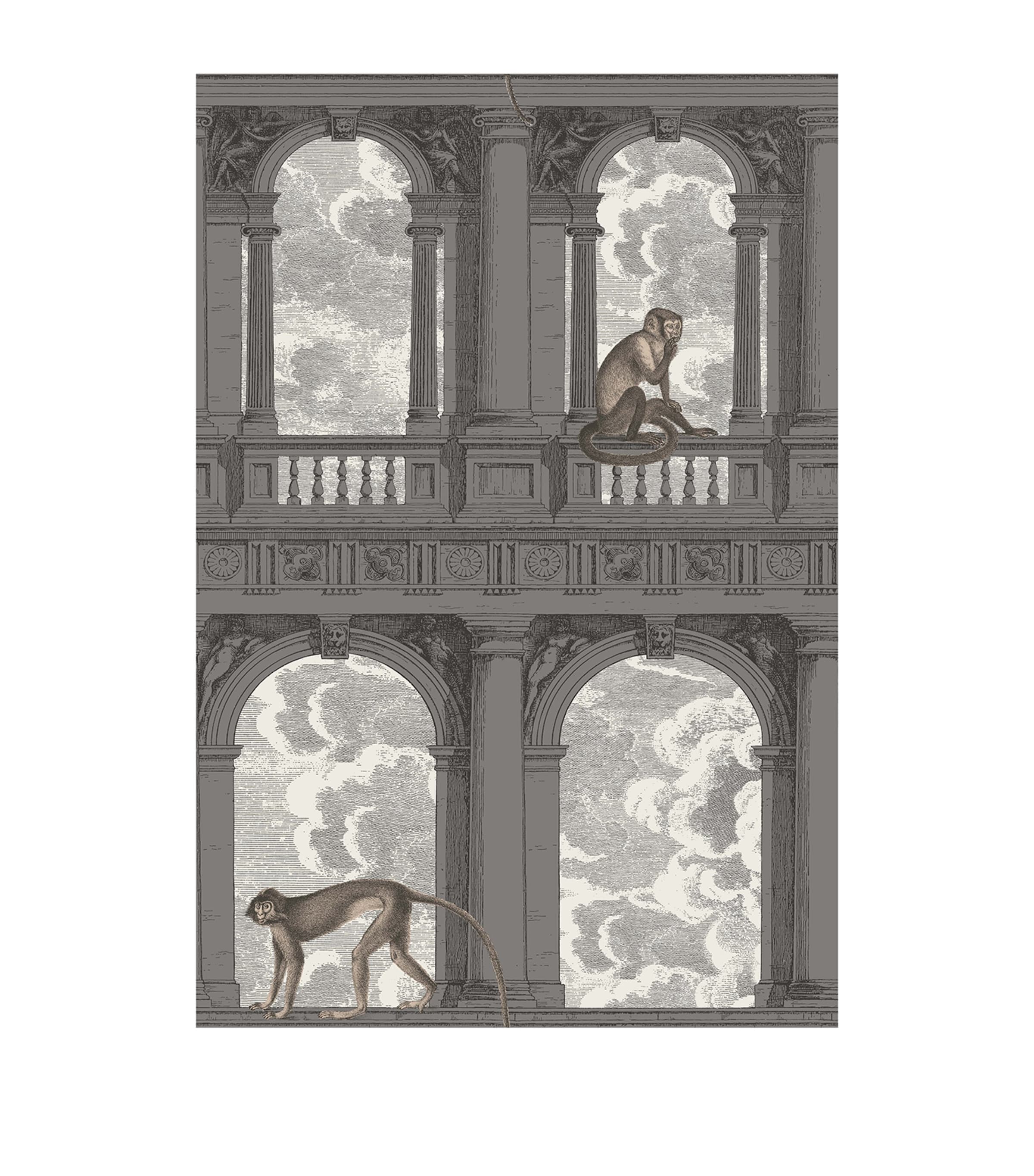 X Fornasetti Procuratie con Vista Wallpaper Roll