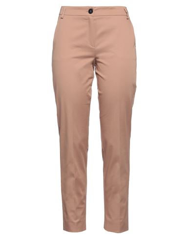 Woman Pants Camel Size 2 Cotton, Elastane