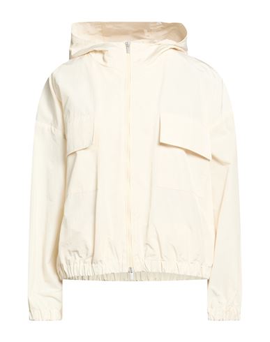 Easy Woman Jacket Beige Size 6 Cotton, Polyamide