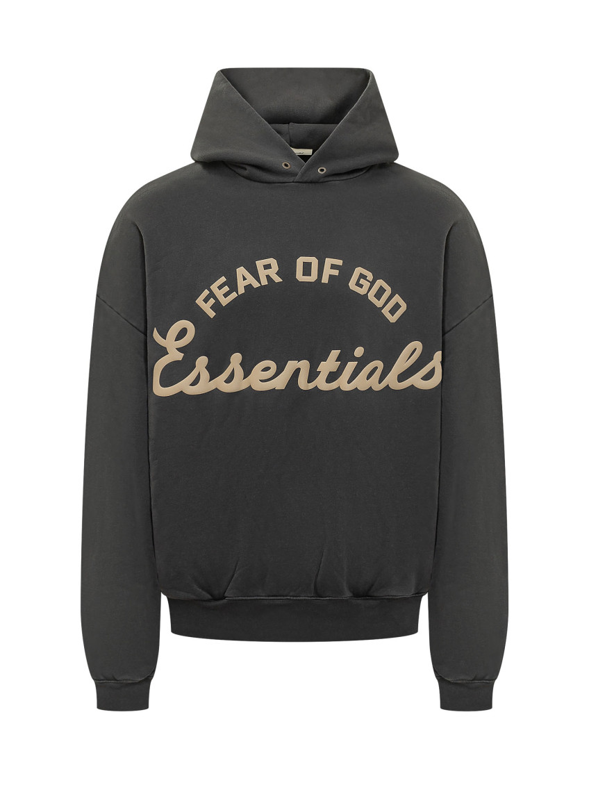 Black Graphic Hood Hoodie
