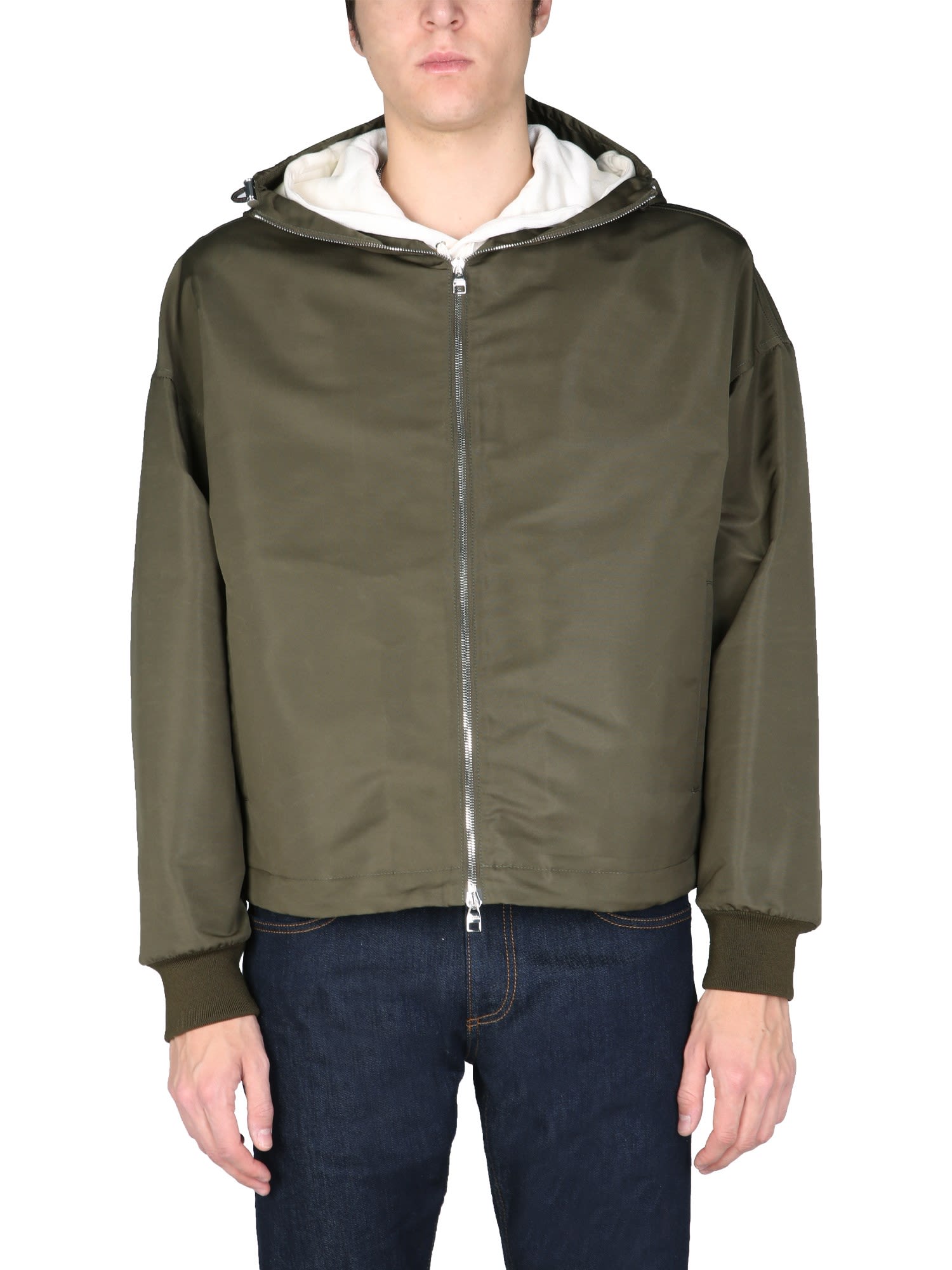 Blake Illustration hooded jacket
