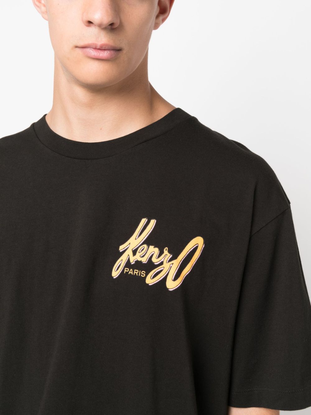 - Archive Oversize Logo Cotton T-shirt
