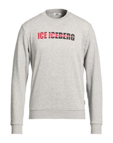 Man Sweatshirt Light grey Size XL Cotton