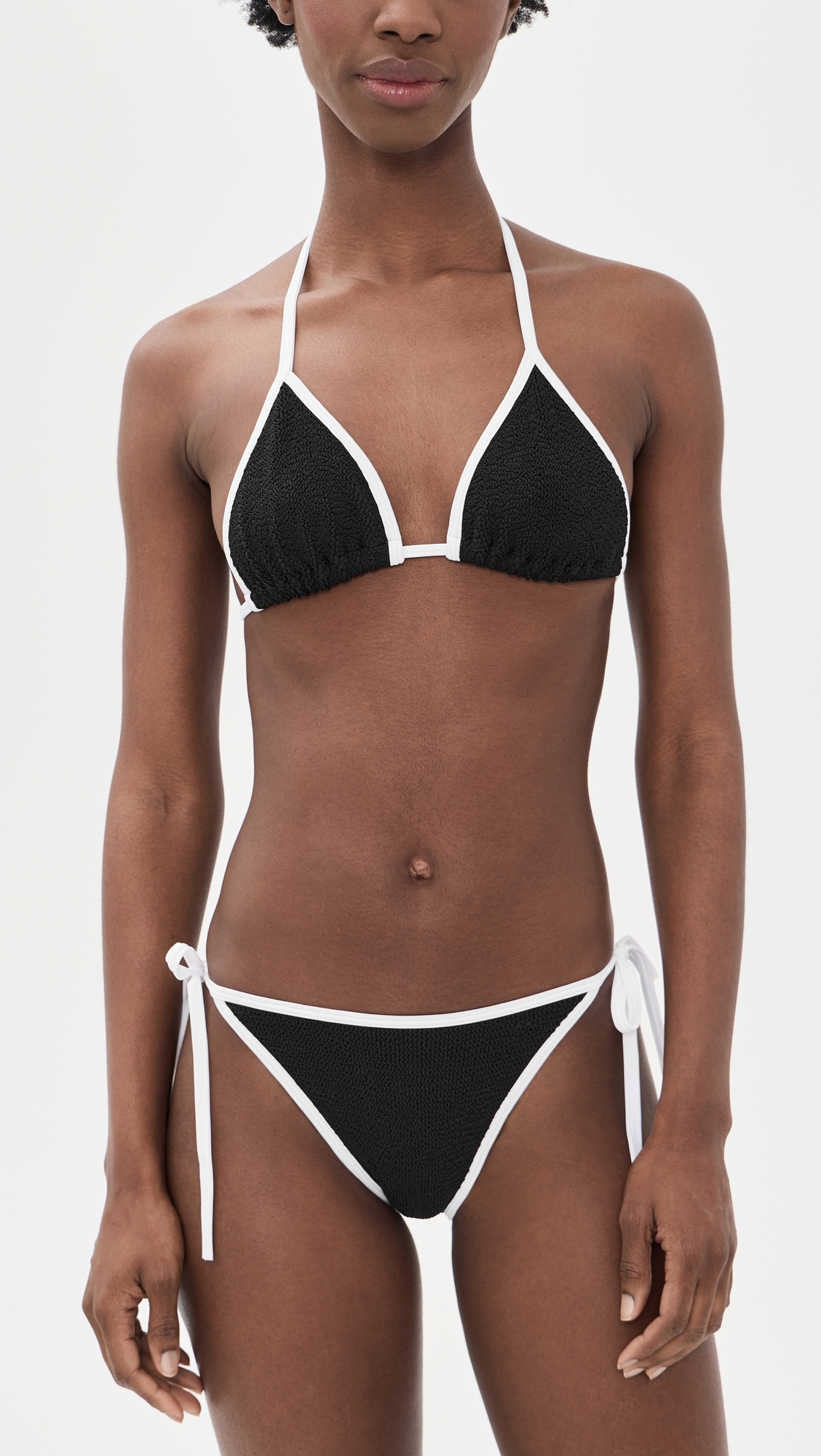 Gina Contrast Bikini Black/White One Size