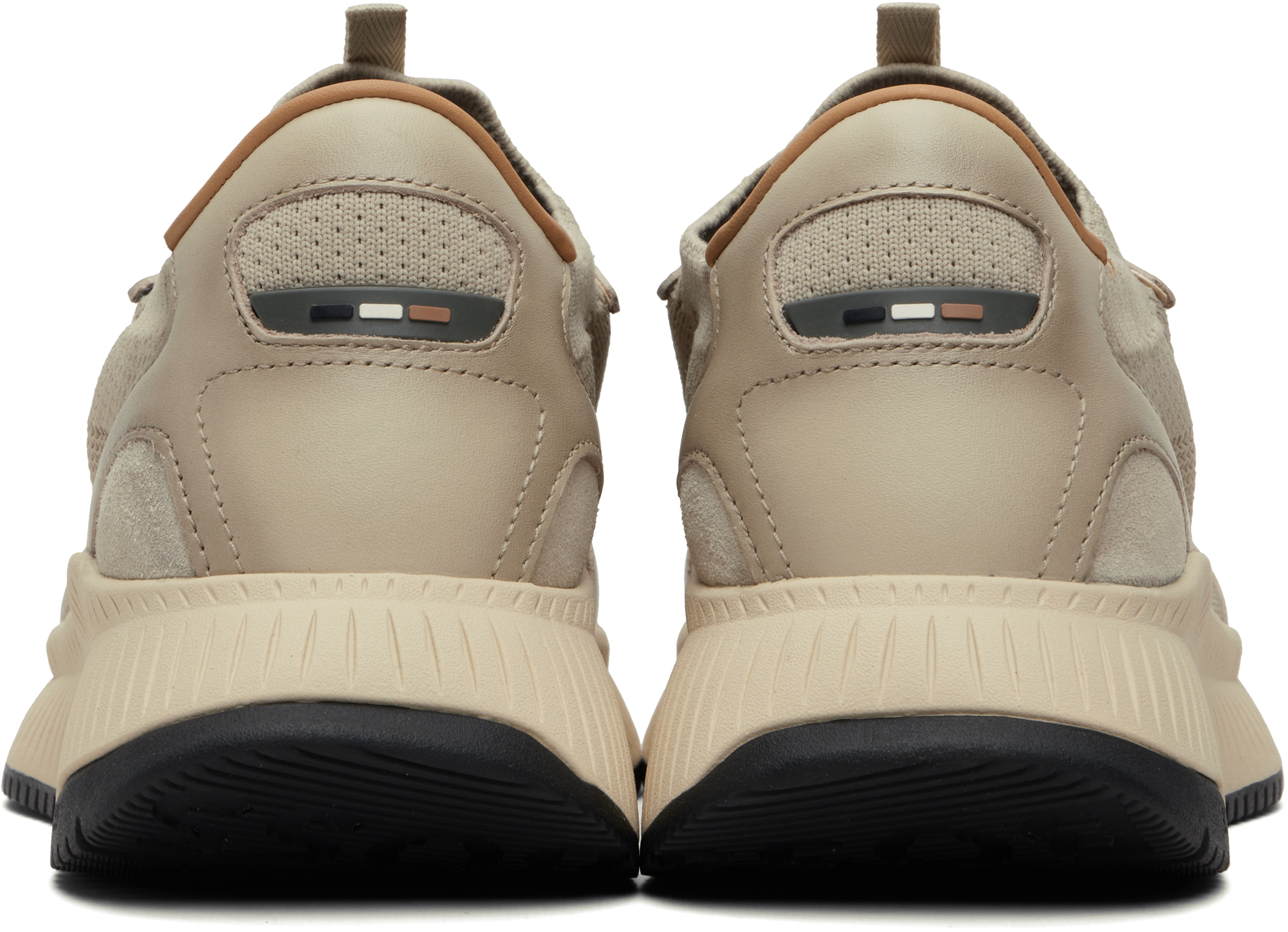 Beige TTNM EVO Knitted Upper Sneakers