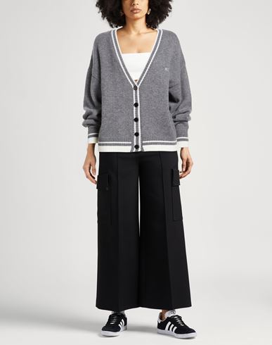 Woman Cardigan Grey Size M Wool, Cashmere
