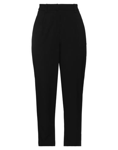 Woman Pants Black Size 4 Polyester, Viscose, Elastane