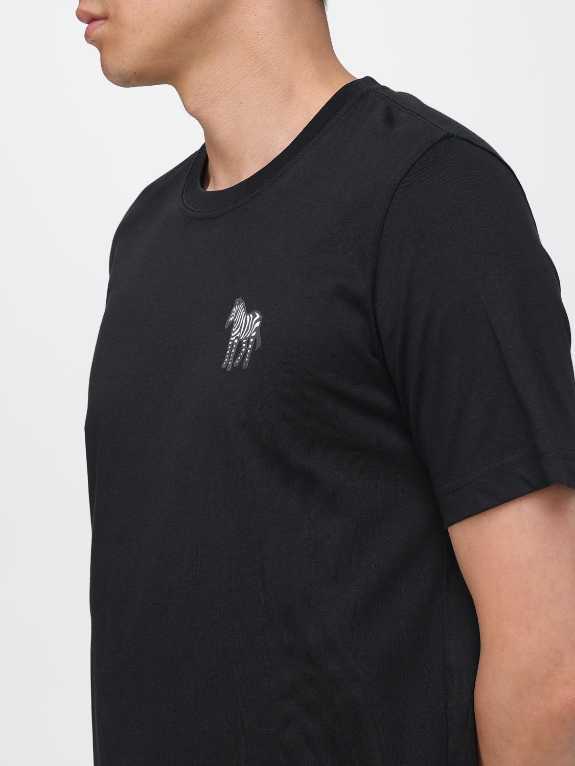 Embroidered-motif T-shirt - Black