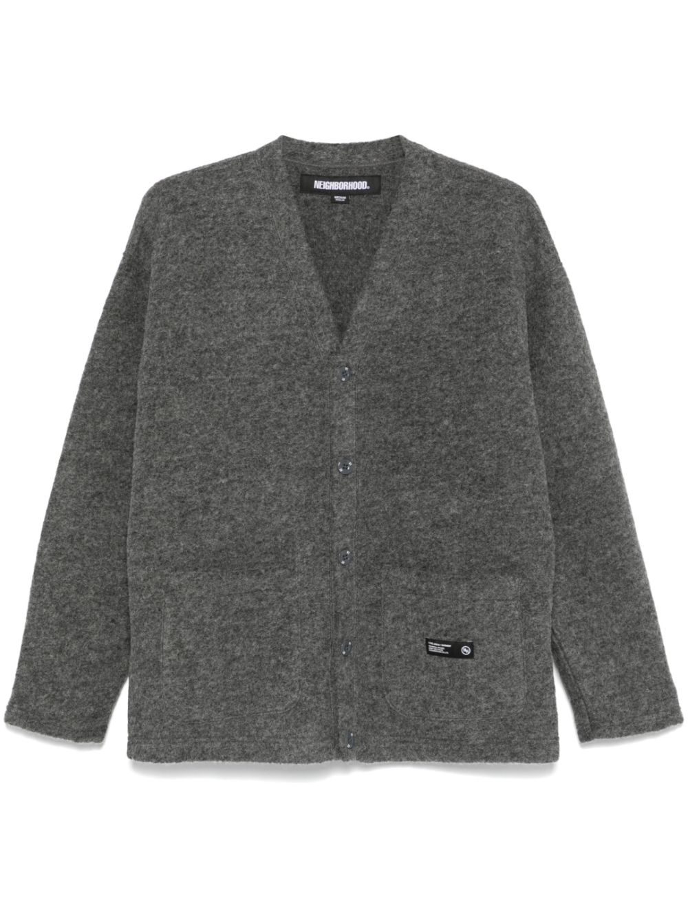 Jersey cardigan - Grey