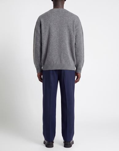 Man Sweater Grey Size 40 Merino Wool