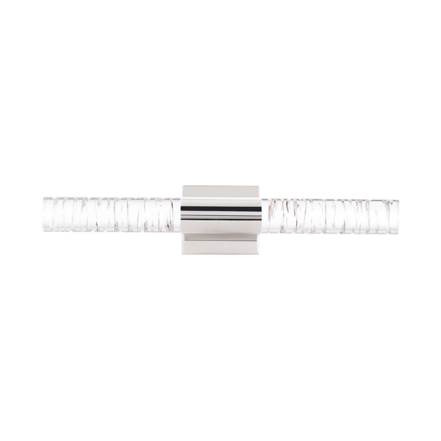 Cru 1-Light LED Bathroom Vanity Light in Polished Nicke