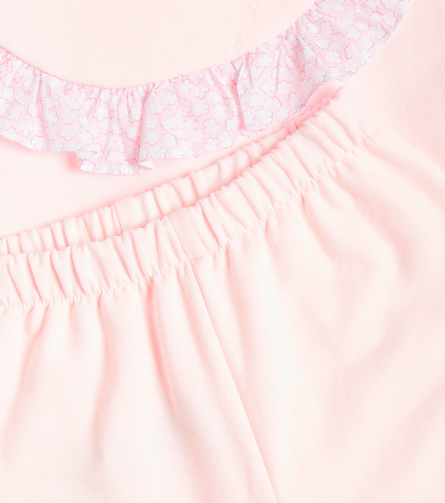 Il Gufo Baby cotton sweatshirt and sweatpants set