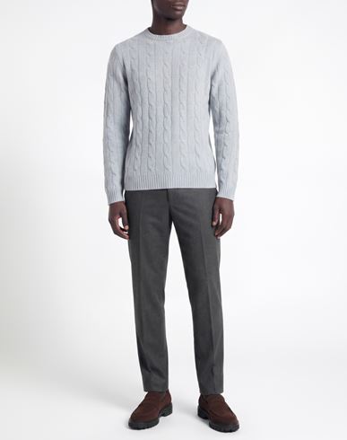 Man Sweater Sky blue Size L Virgin Wool