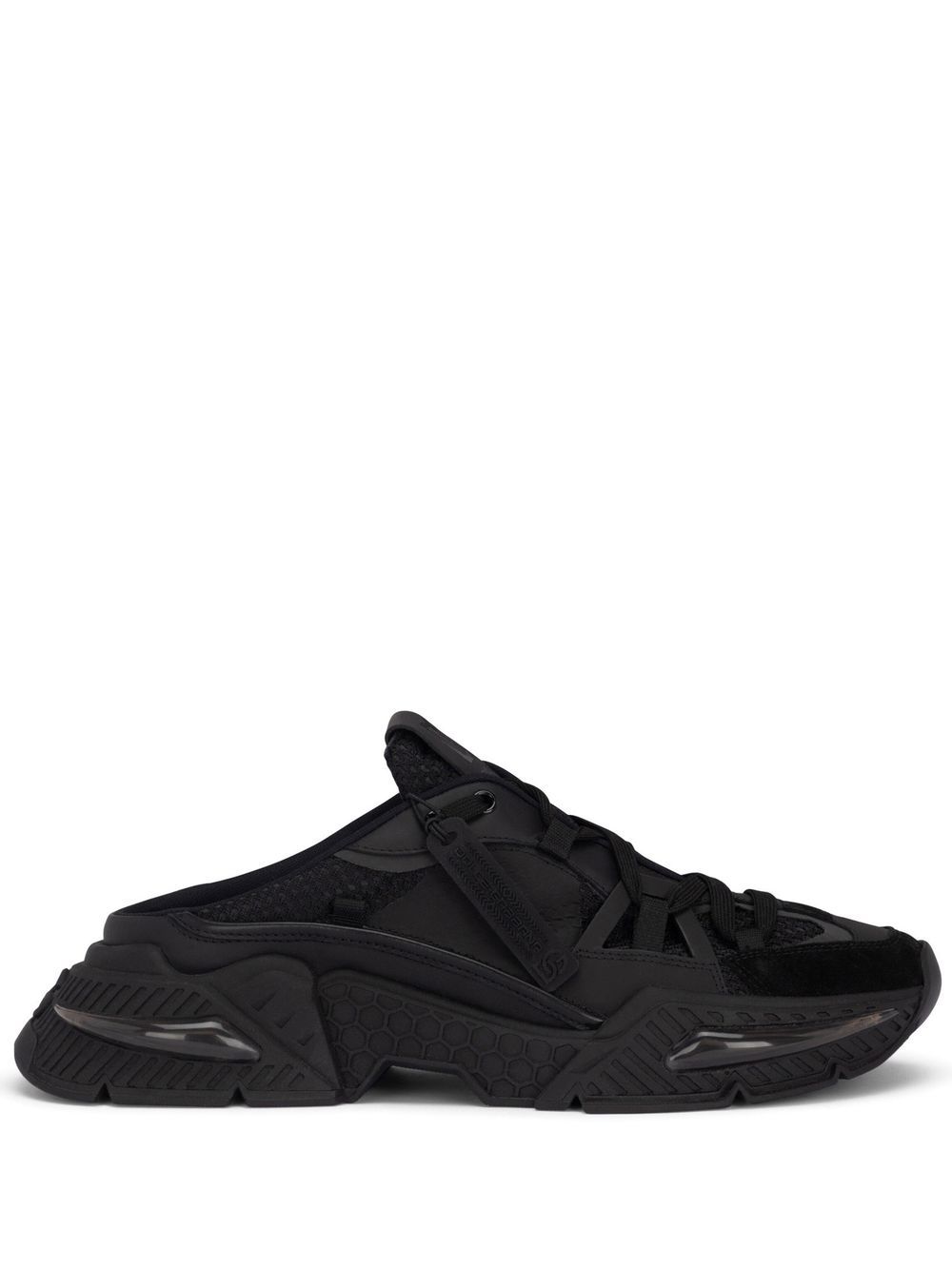 Chunky-sole slip-on sneakers - Black