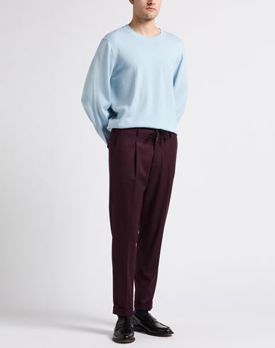 Man Pants Plum Size 28 Polyester, Viscose, Elastane