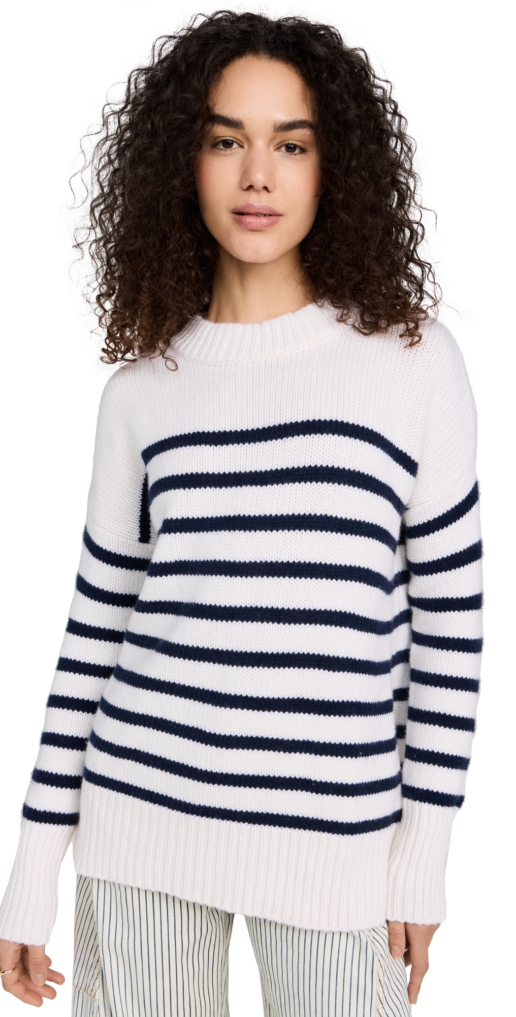 Marin Sweater Cream/Navy