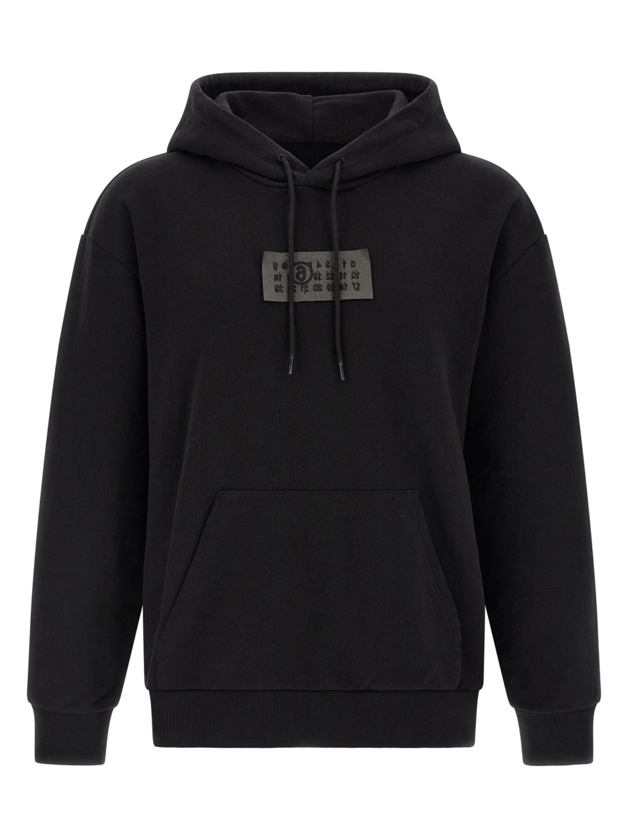 Cotton Hoodie with Central Pocket for Men