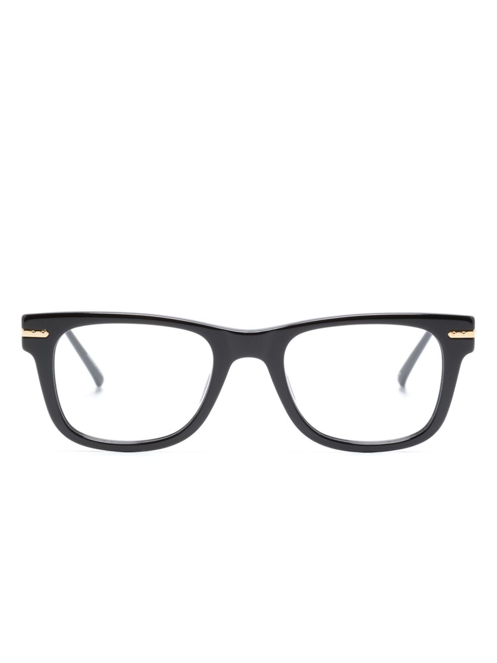 Portico square-frame glasses - Black