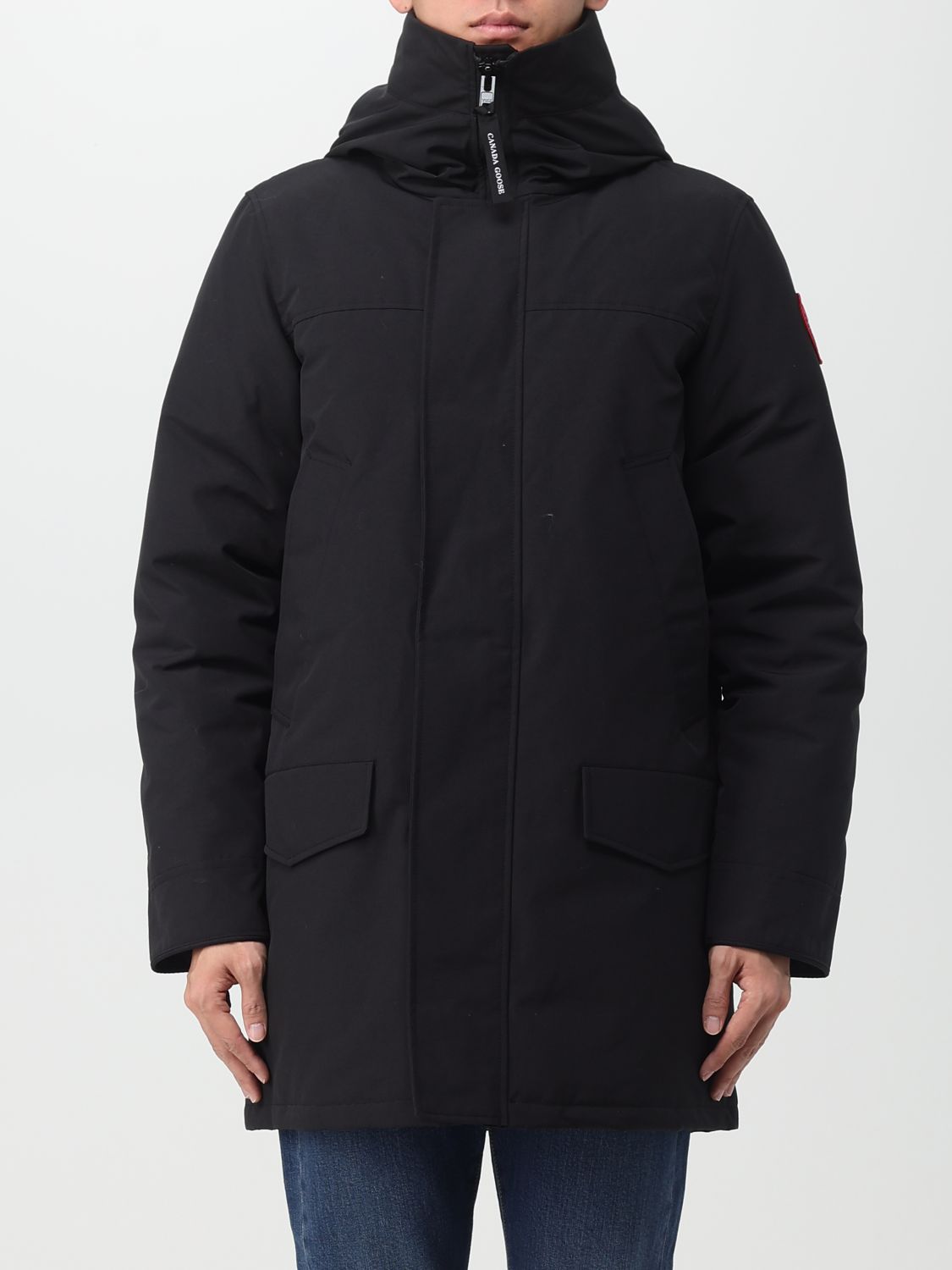 Coat Men color Black